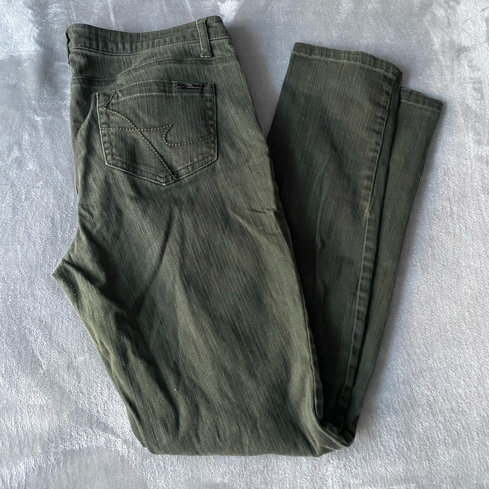 Kenneth Cole Green Skinny Jeans Sz 30